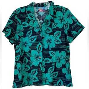 Vintage Joe Kealoha’s Reyn Spooner Floral Hawaiian shirt. Size Large GUC